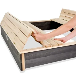 Exit Toys Exit - Arenero de madera Aksent 136 x 132 cm* Juguetes De Verano