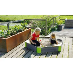 Exit Toys Exit - Arenero de madera Aksent Hexágono 160 x 140 cm* Juguetes De Verano