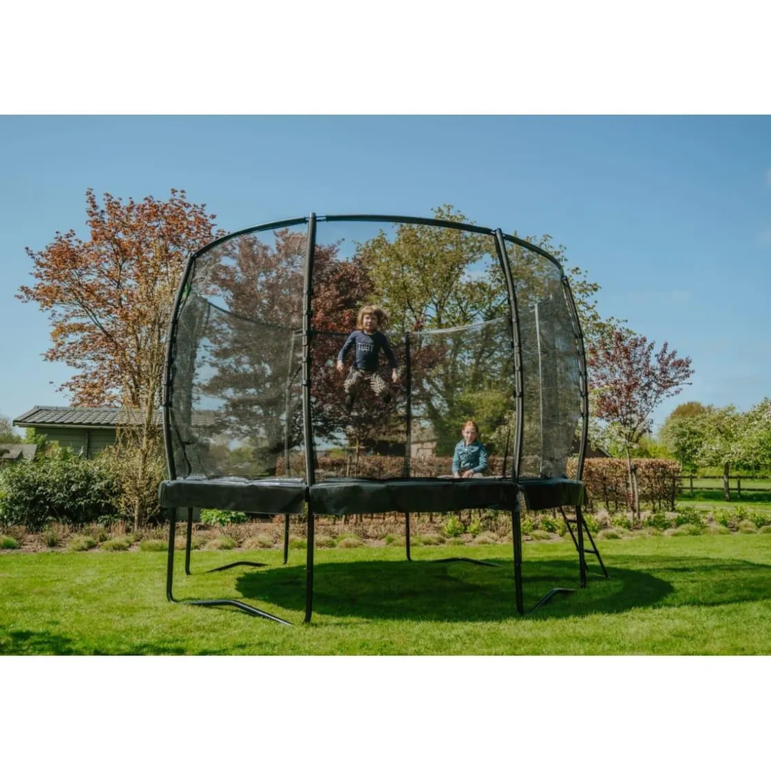 Exit Toys Exit - Cama elástica Allure Premium 366 cm verde