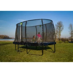 Exit Toys Exit - Cama elástica Allure Premium 244 x 427 cm negro