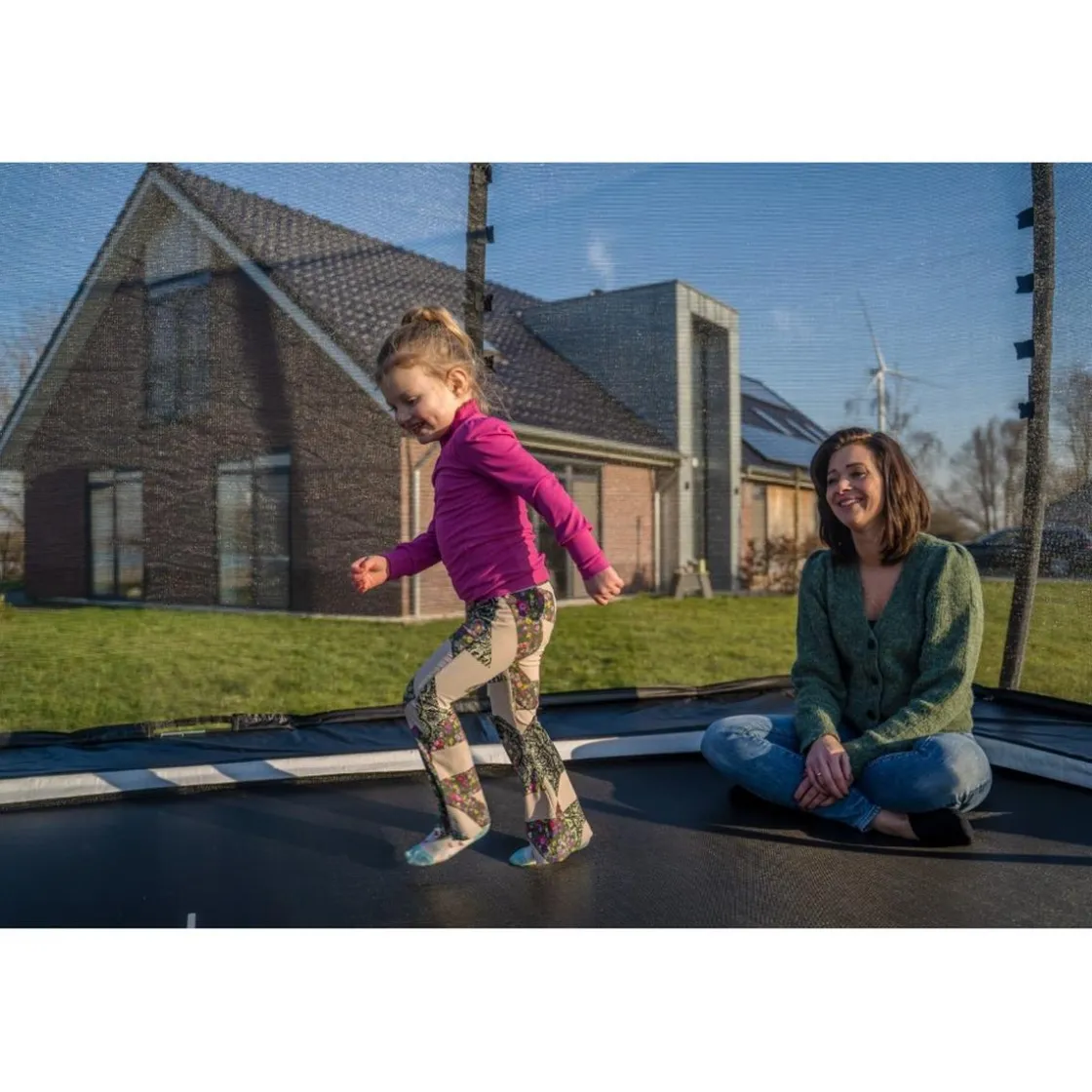 Exit Toys Exit - Cama elástica Allure Classic 244 x 427 cm negro