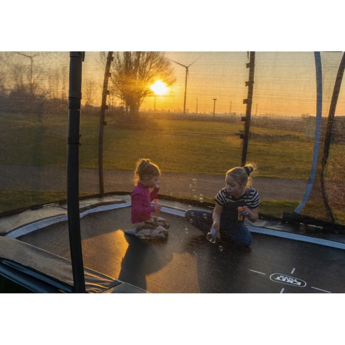 Exit Toys Exit - Cama elástica Allure Classic 244 x 427 cm negro