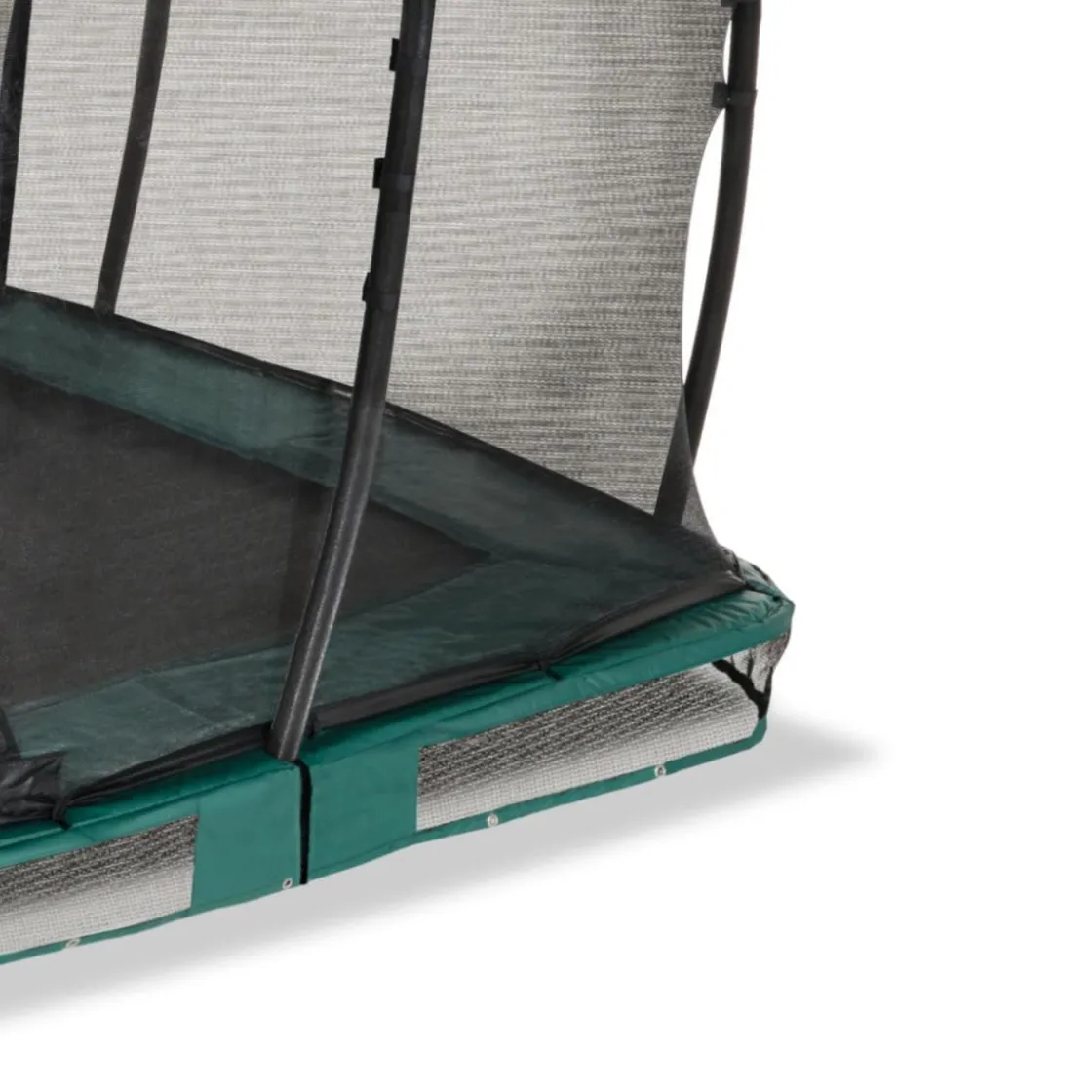 Exit Toys Exit - Cama elástica de suelo Allure Premium 244 x 427 cm verde