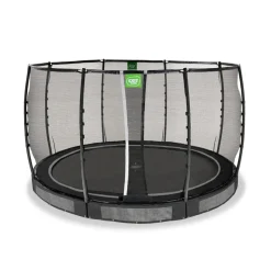 Exit Toys Exit - Cama elástica de suelo Allure Premium 366 cm negro