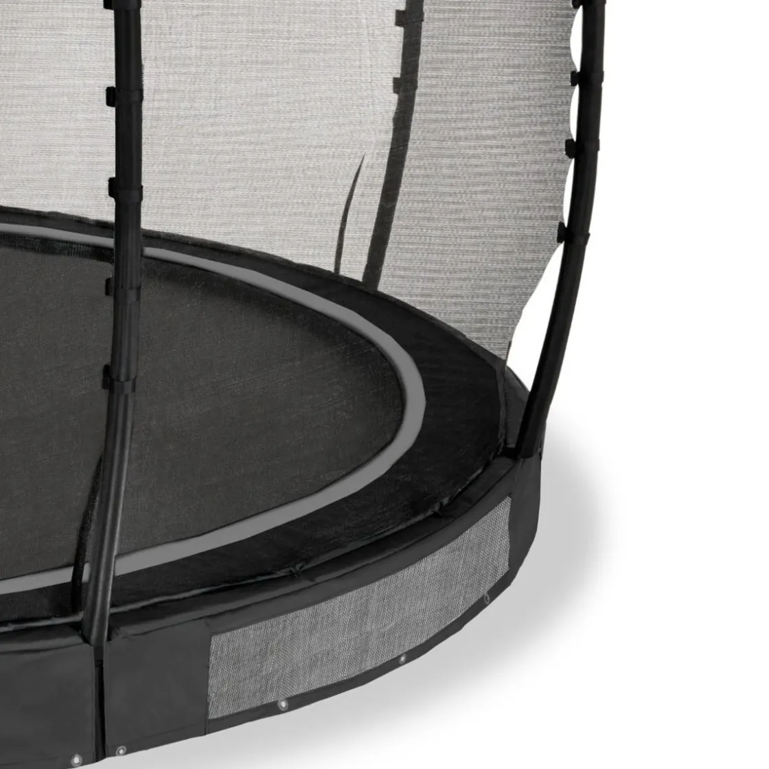 Exit Toys Exit - Cama elástica de suelo Allure Classic 427 cm negro* Camas Elásticas