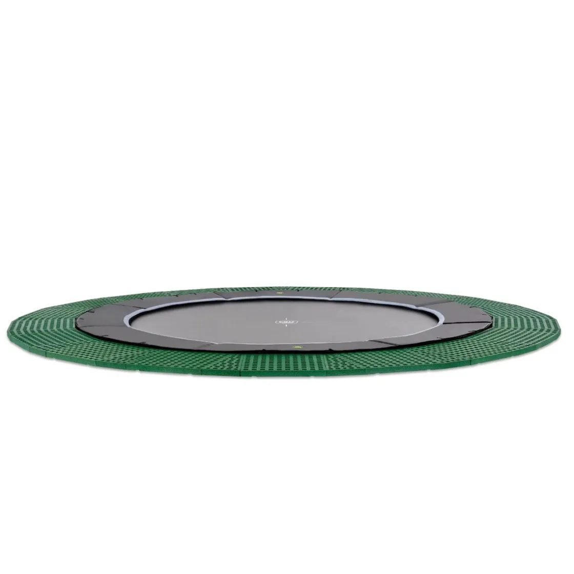 Exit Toys Exit - Cama elástica de suelo Dynamic 427 cm negro con perímetro de seguridad* Camas Elásticas