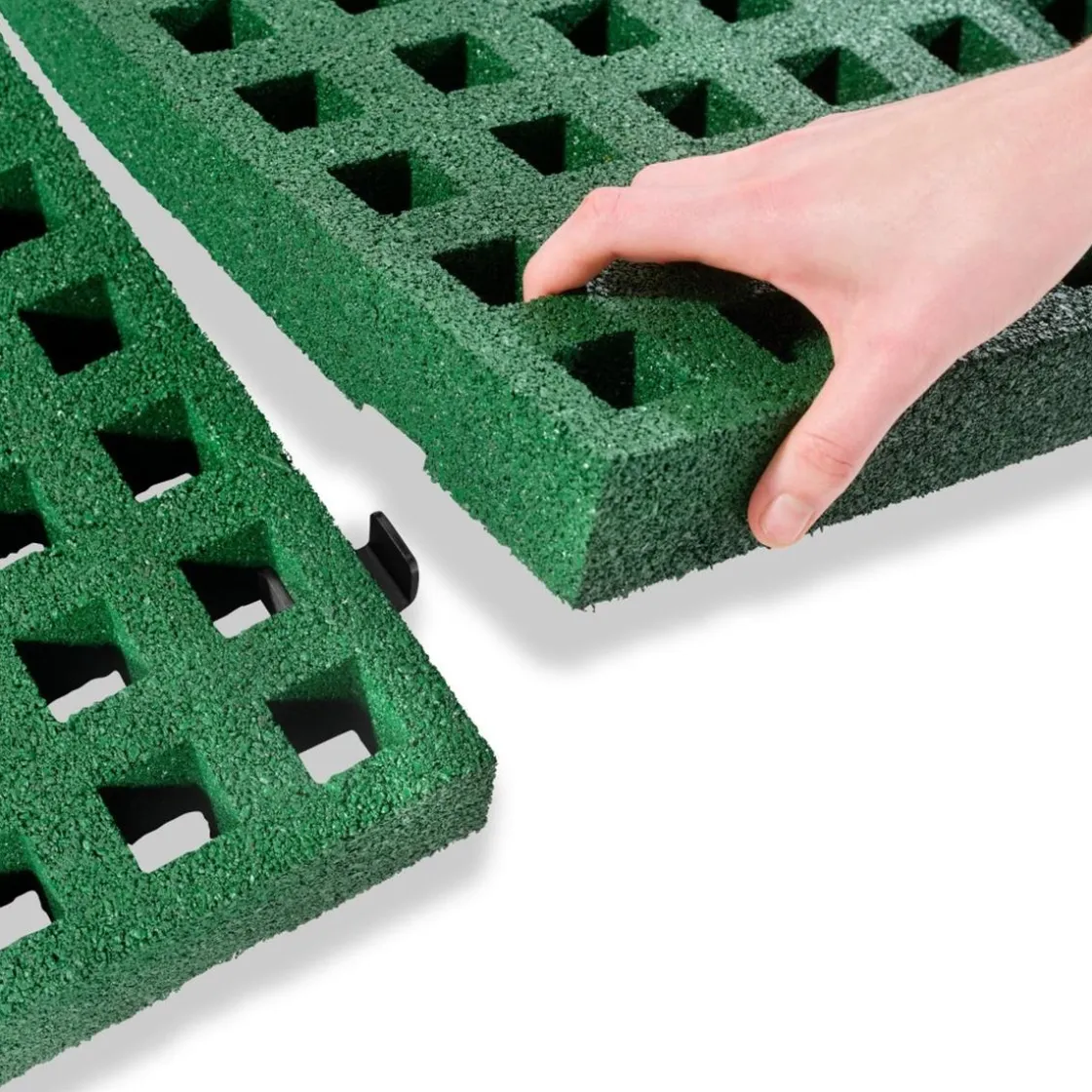 Exit Toys Exit - Cama elástica de suelo Dynamic 305 cm negro con perímetro de seguridad