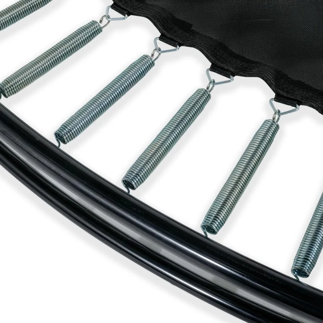 Exit Toys Exit - Cama elástica de suelo Dynamic 305 cm negro con perímetro de seguridad