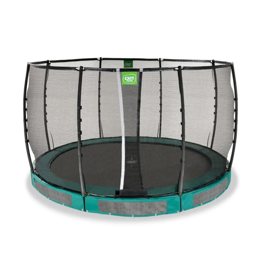 Exit Toys Exit - Cama elástica de suelo Allure Premium 366 cm verde* Camas Elásticas