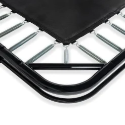 Exit Toys Exit - Cama elástica de suelo Dynamic 244 x 427 cm negro con red de seguridad