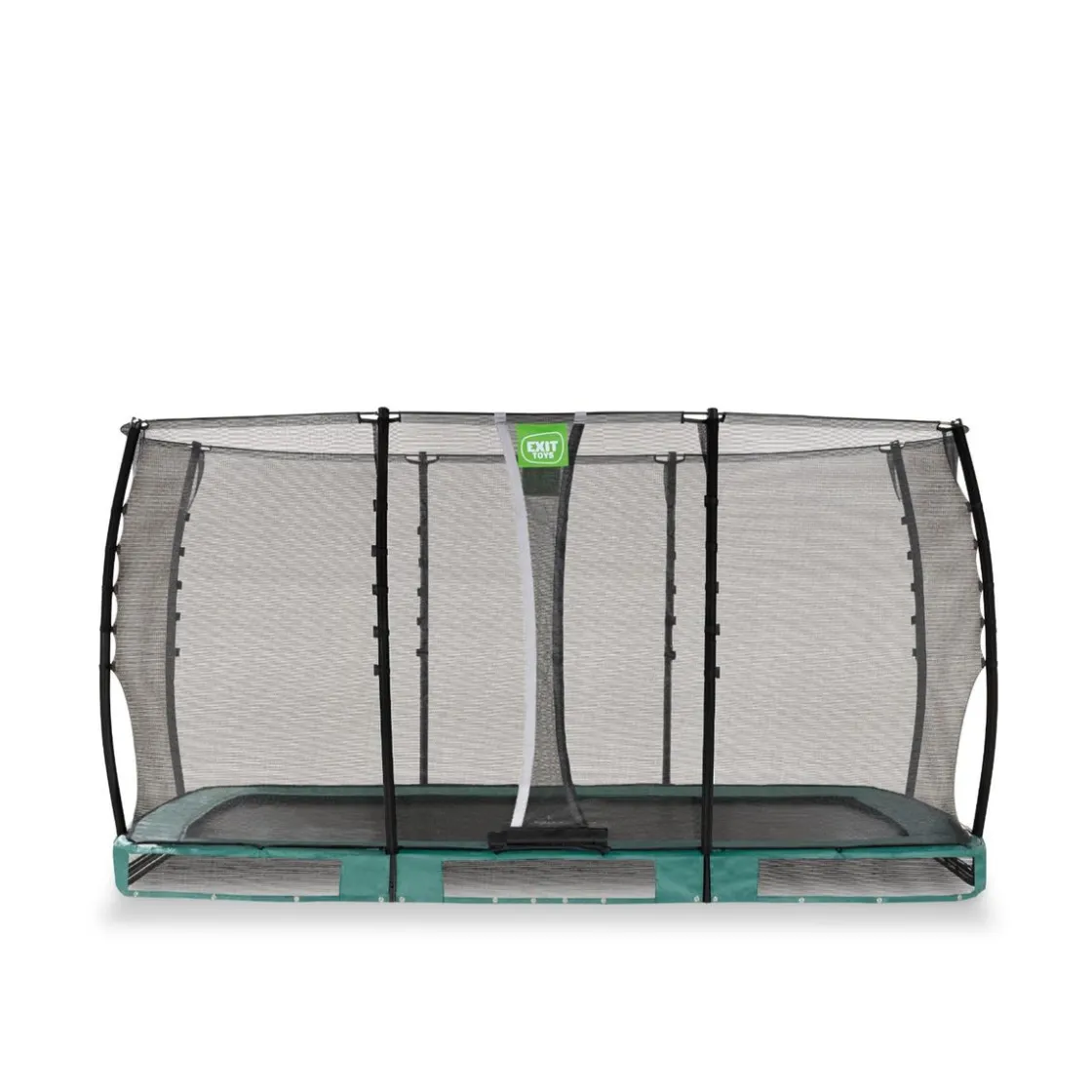 Exit Toys Exit - Cama elástica de suelo Allure Classic 214 x 366 cm verde
