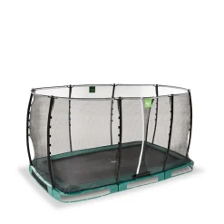 Exit Toys Exit - Cama elástica de suelo Allure Classic 214 x 366 cm verde