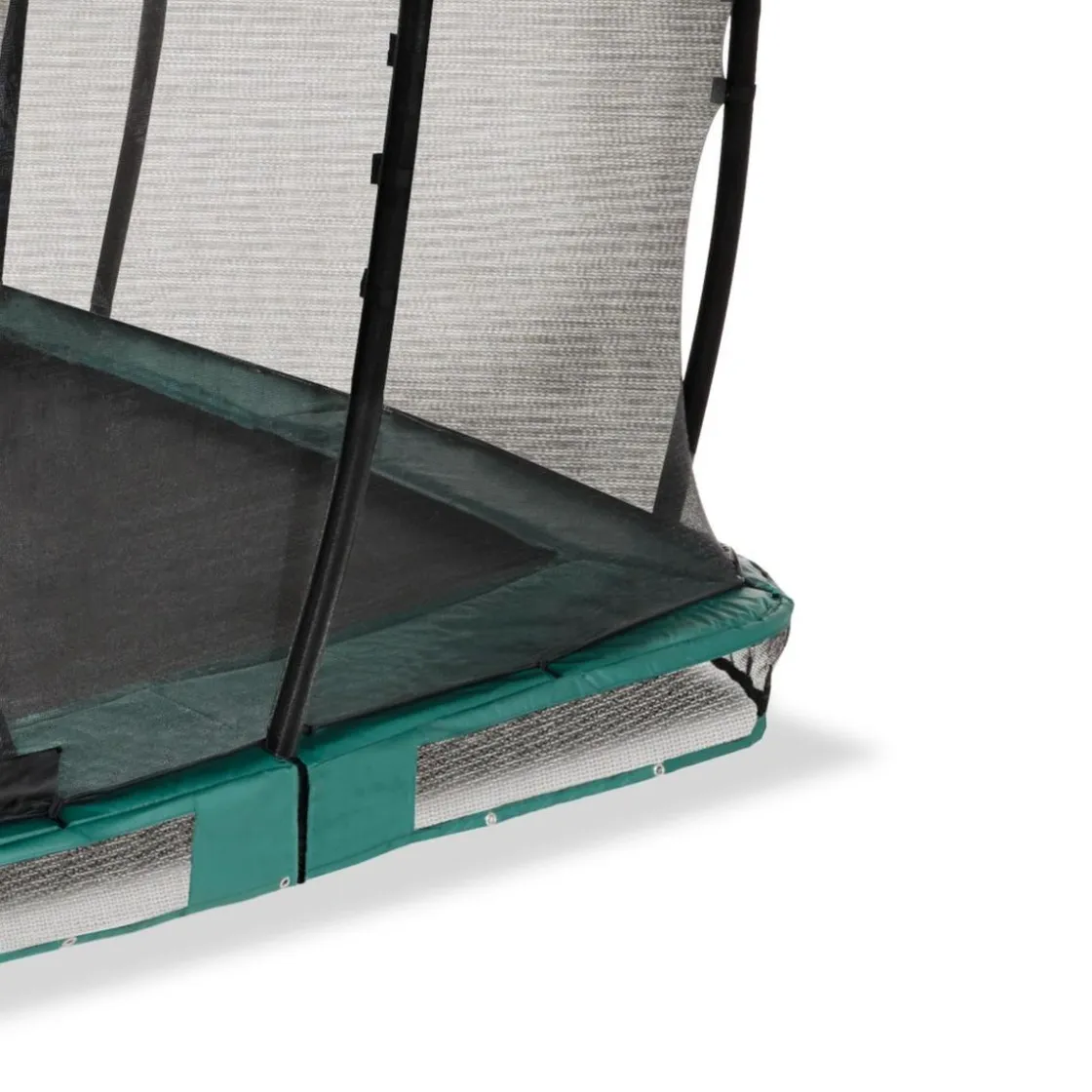 Exit Toys Exit - Cama elástica de suelo Allure Classic 214 x 366 cm verde