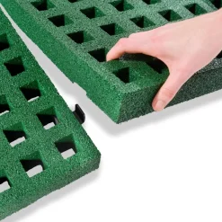 Exit Toys Exit - Cama elástica de suelo Dynamic 305 x 519 cm negro con perímetro de seguridad* Camas Elásticas