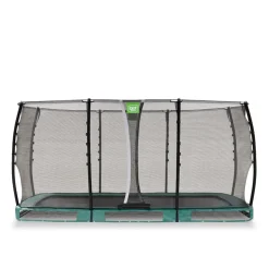 Exit Toys Exit - Cama elástica de suelo Allure Classic 244 x 427 cm verde* Camas Elásticas