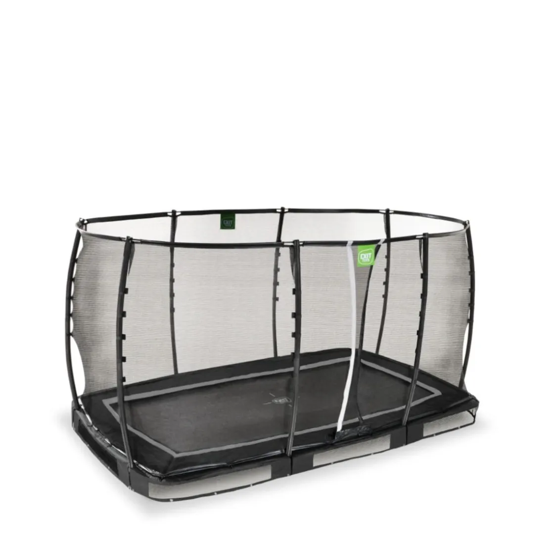 Exit Toys Exit - Cama elástica de suelo Allure Premium 214 x 366 cm negro