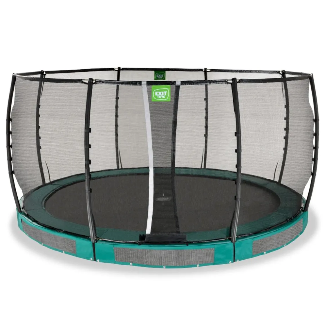 Exit Toys Exit - Cama elástica de suelo Allure Premium 427 cm verde* Camas Elásticas