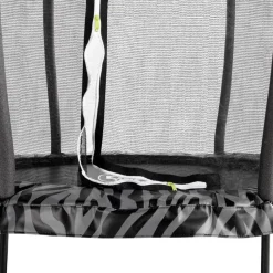 Exit Toys Exit - Cama elástica Junior Tiggy negro/gris con red de seguridad* Camas Elásticas