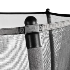 Exit Toys Exit - Cama elástica Junior Tiggy negro/gris con red de seguridad* Camas Elásticas