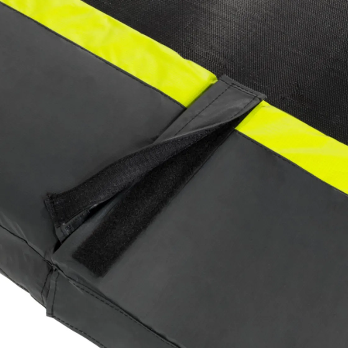 Exit Toys EXIT - Cama elástica rectangular con acolchado negro 214 cm