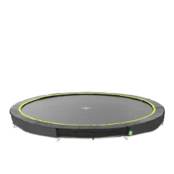 Exit Toys Exit - Cama elástica redonda con acolchado negro 366 cm