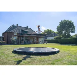 Exit Toys Exit - Cama elástica redonda con acolchado negro 366 cm