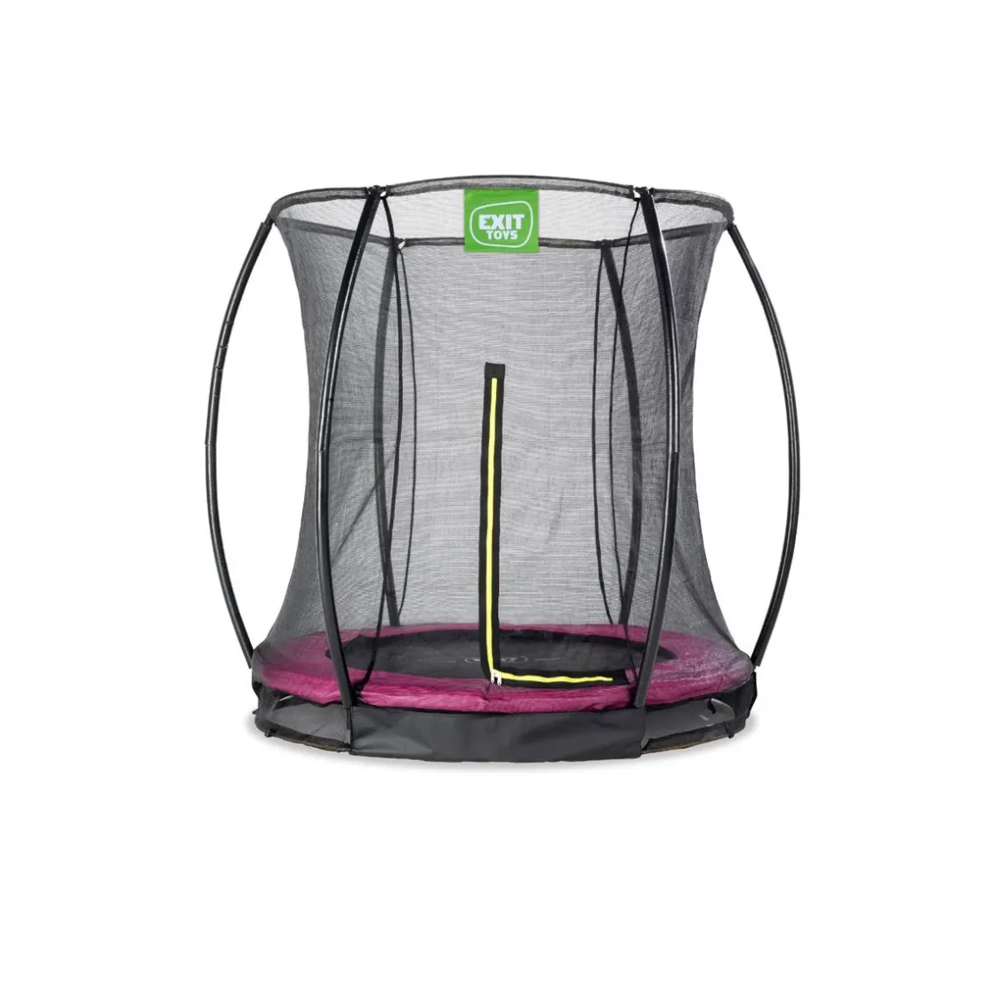 Exit Toys Exit - Cama elástica Silhouette redonda de suelo rosa 183 cm