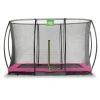 Exit Toys Exit - Cama elástica Silhouette rectangular de suelo rosa 244 cm* Camas Elásticas