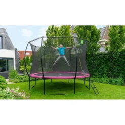 Exit Toys Exit - Cama elástica Silhouette redonda rosa 427 cm