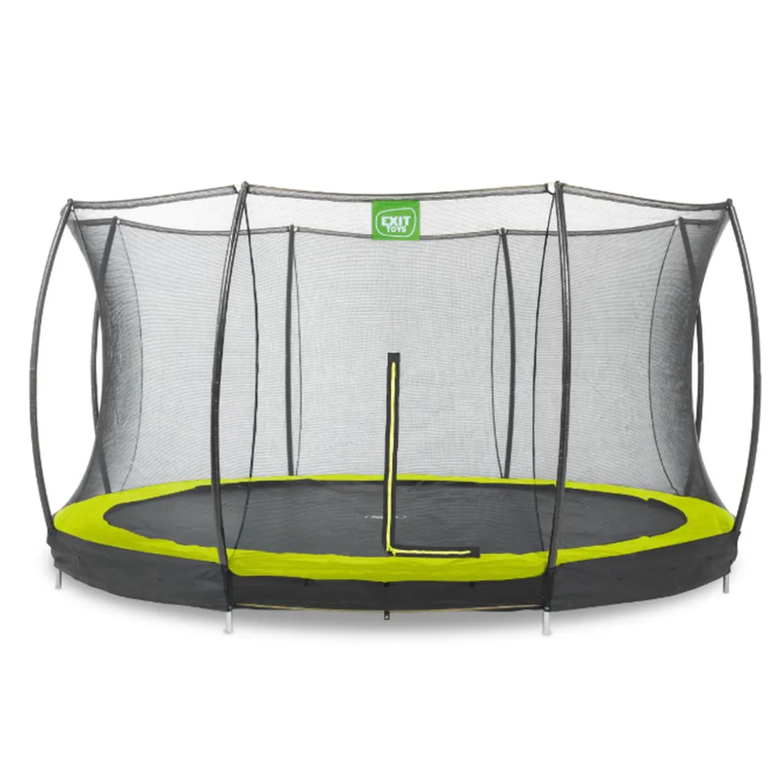 Exit Toys Exit - Cama elástica Silhouette redonda de suelo verde 366 cm
