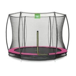 Exit Toys Exit - Cama elástica Silhouette redonda rosa de suelo 305 cm