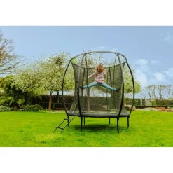 Exit Toys Exit - Cama elástica Silhouette redonda rosa 183 cm