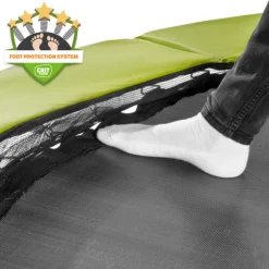 Exit Toys Exit - Cama elástica Silhouette redonda verde 366 cm* Camas Elásticas