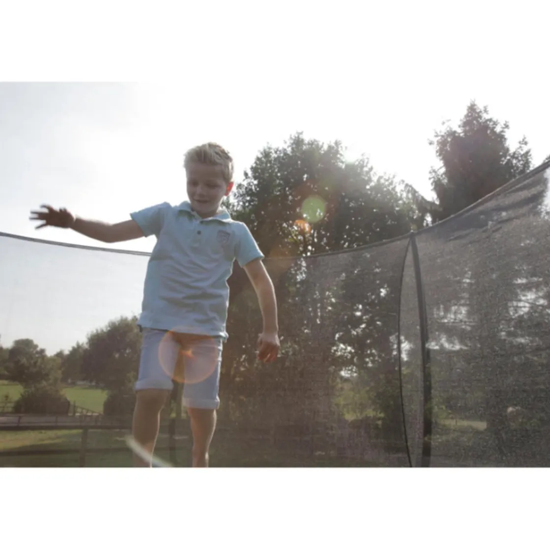 Exit Toys Exit - Cama elástica Silhouette redonda verde de suelo 305 cm* Camas Elásticas