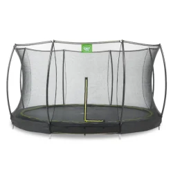 Exit Toys Exit - Cama elástica Silhouette redonda de suelo 366 cm* Camas Elásticas