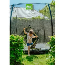 Exit Toys Exit - Cama elástica Silhouette redonda de suelo 427 cm* Camas Elásticas