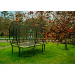 Exit Toys Exit - Cama elástica Silhouette rectangular verde 244 cm