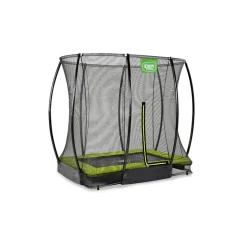 Exit Toys Exit - Cama elástica Silhouette rectangular de suelo verde 153 cm* Camas Elásticas