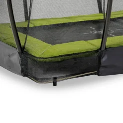 Exit Toys Exit - Cama elástica Silhouette rectangular de suelo verde 153 cm* Camas Elásticas