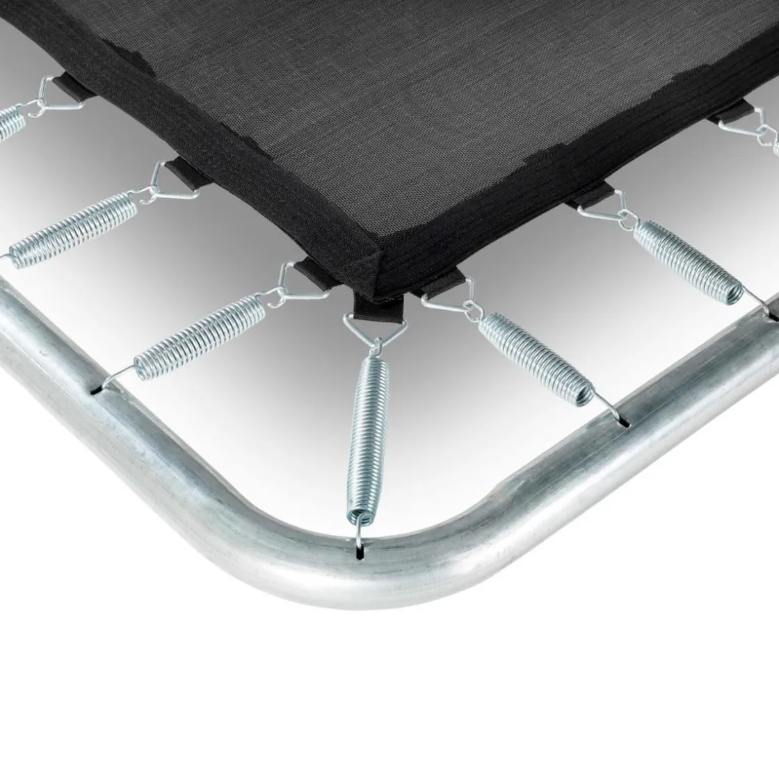 Exit Toys Exit - Cama elástica Silhouette rectangular de suelo rosa 214 cm