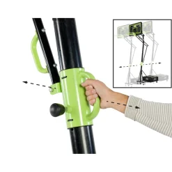 Exit Toys Exit - Canasta de baloncesto con base y aro para mates Galaxy