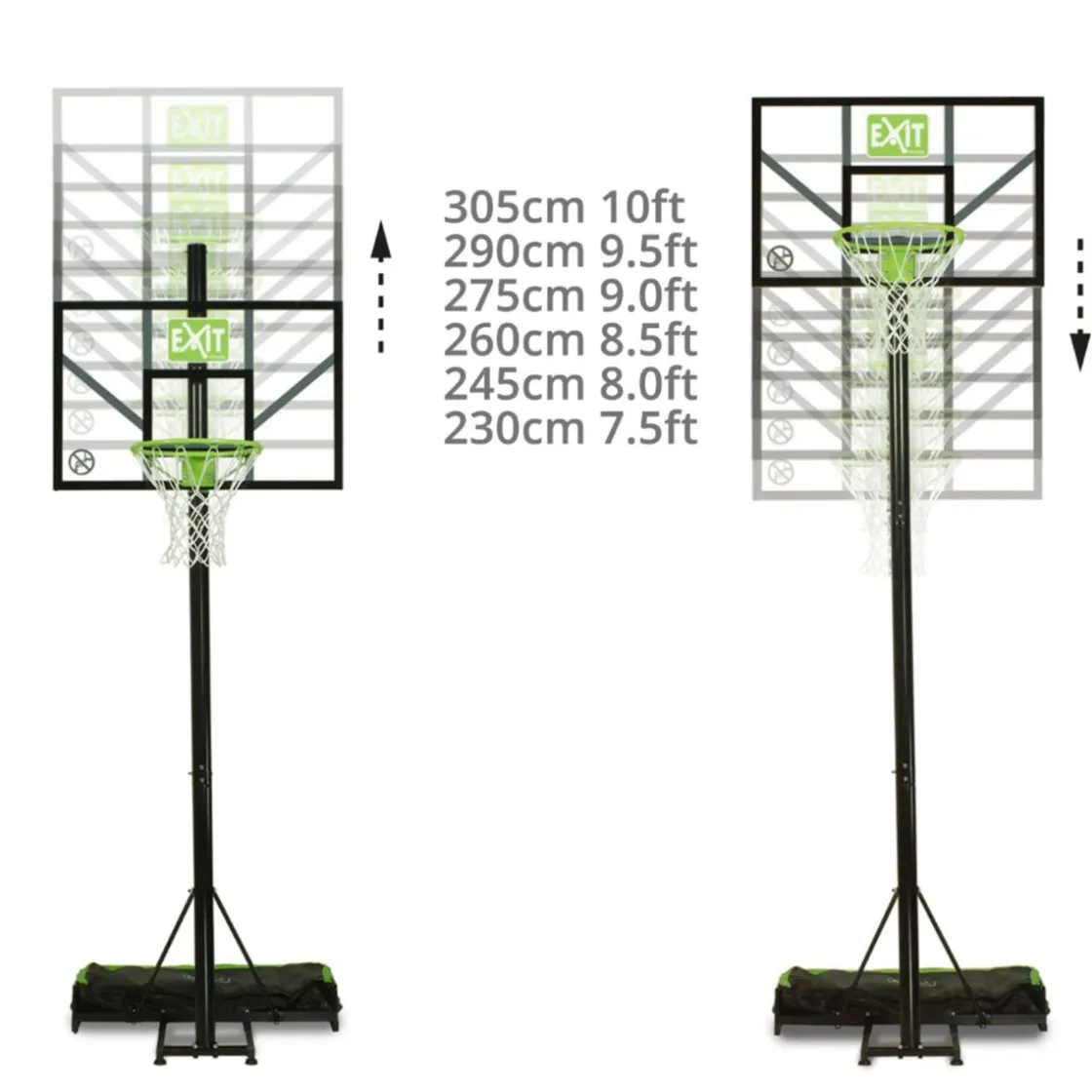 Exit Toys Exit - Canasta de baloncesto portatil Comet* Deportes