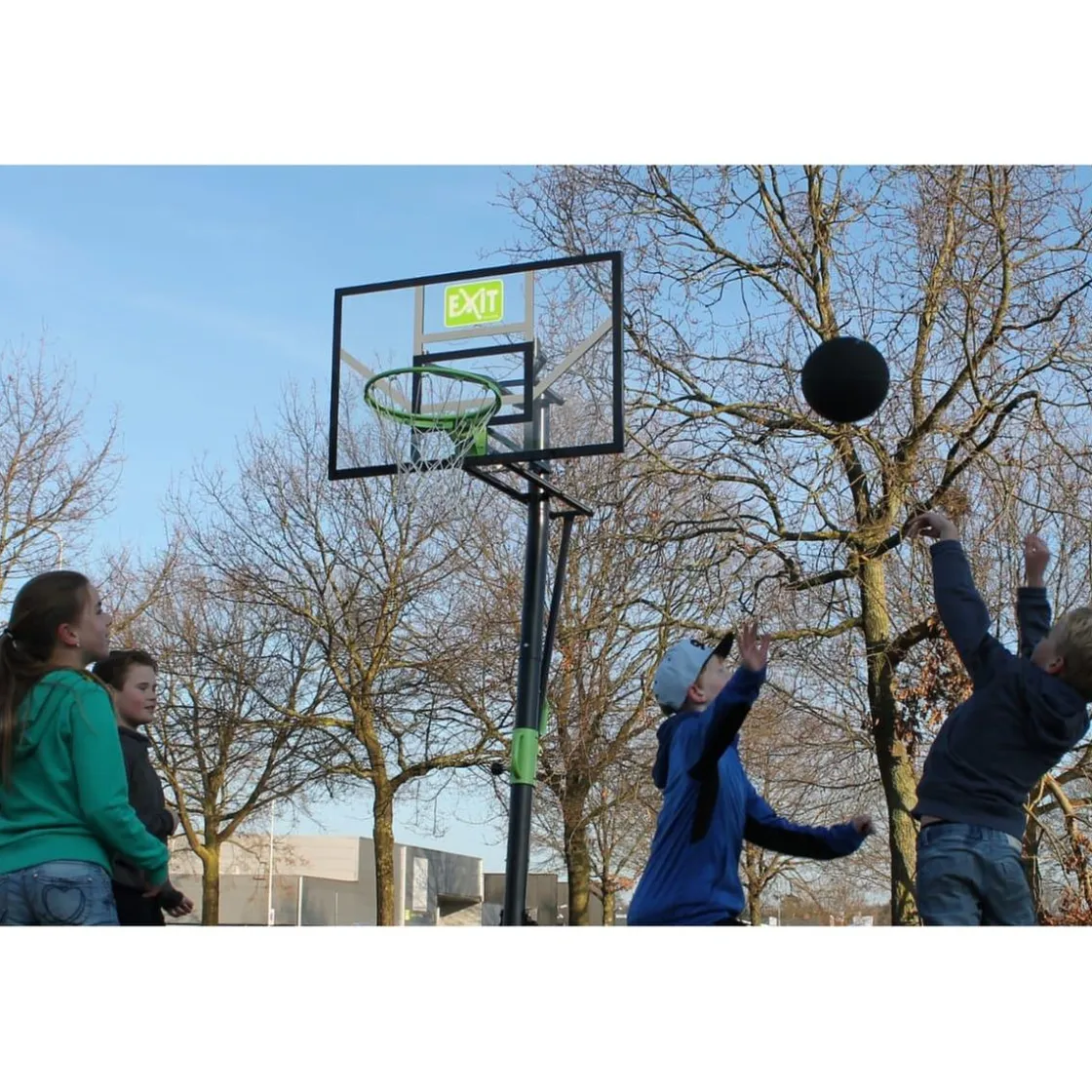 Exit Toys Exit - Canasta de baloncesto Galaxy para suelo* Deportes