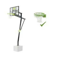 Exit Toys Exit - Canasta de baloncesto Galaxy para suelo con aro para mates