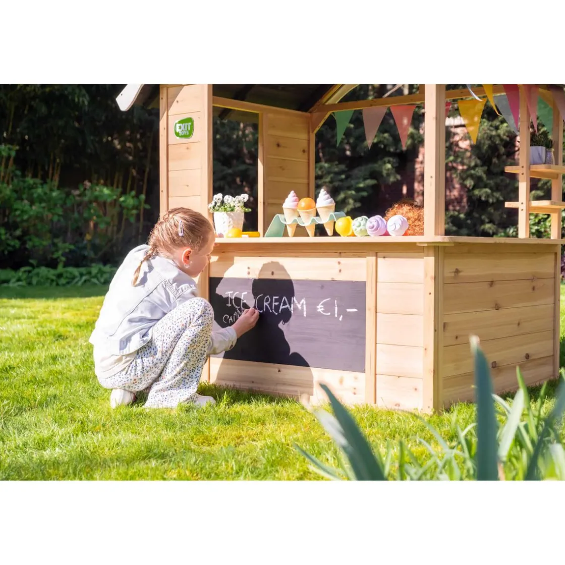 Exit Toys Exit - Casa de madera Hika para jardín