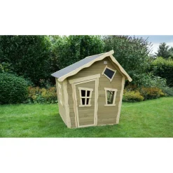 Exit Toys Exit - Casita Crooky de madera gris/beige* Casas