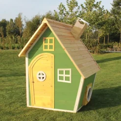 Exit Toys Exit - Casita Fantasía 100 de madera Verde