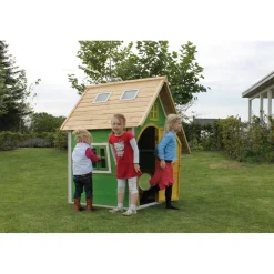 Exit Toys Exit - Casita Fantasía 100 de madera Verde