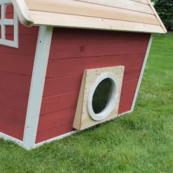 Exit Toys EXIT - Casita Fantasía de madera roja* Casas