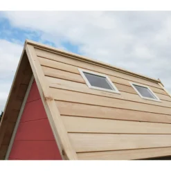 Exit Toys EXIT - Casita Fantasía de madera roja* Casas